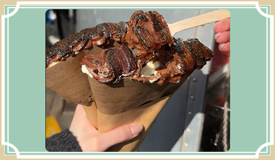 ショコラカスタードブリュレとチョコレート