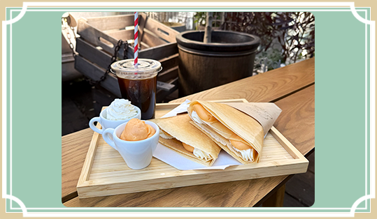 カスタードクリームと生クリーム