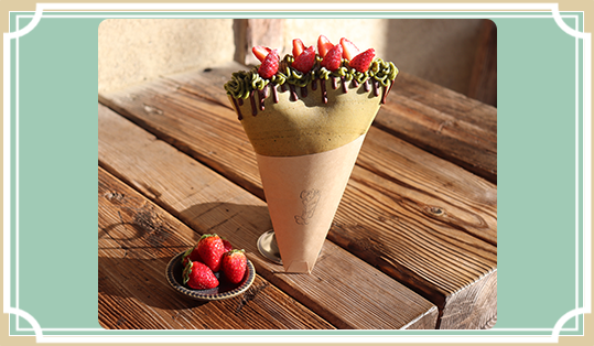 いちごと抹茶モンブランメルト